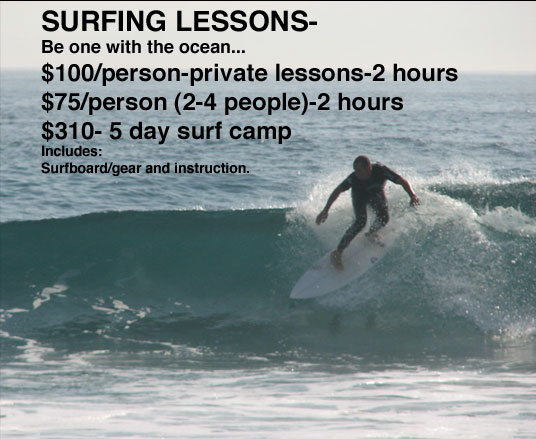 Surfing lessons charleston folly beach