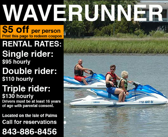 waverunner rental charleston sc